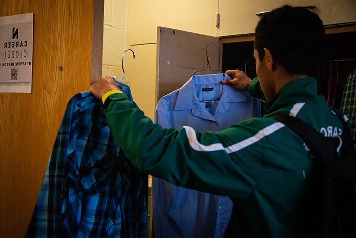 Career Closet open this week for students needing professional attire 